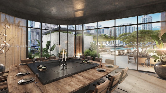 1210 Brickell Ave Unit 4804, Miami, FL 33131 - interior space featuring a view of city and a wealth of natural light