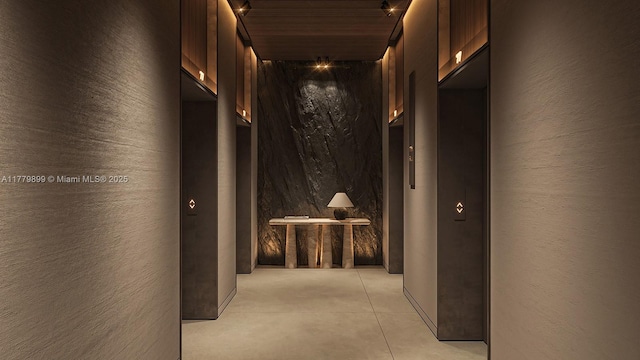 1210 Brickell Ave Unit 4804, Miami, FL 33131 - corridor with concrete flooring