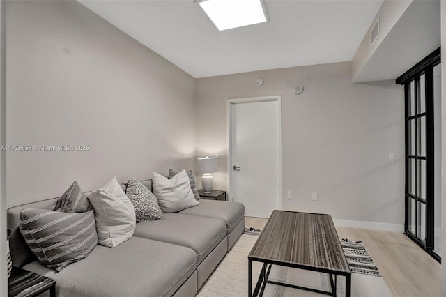 300 Sunny Isles Blvd Unit 4-903, Sunny Isles Beach, FL 33160 - living area featuring light wood-style flooring and baseboards