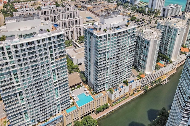 300 Sunny Isles Blvd Unit 4-903, Sunny Isles Beach, FL 33160 - view of urban area featuring a pool area and a large body of water