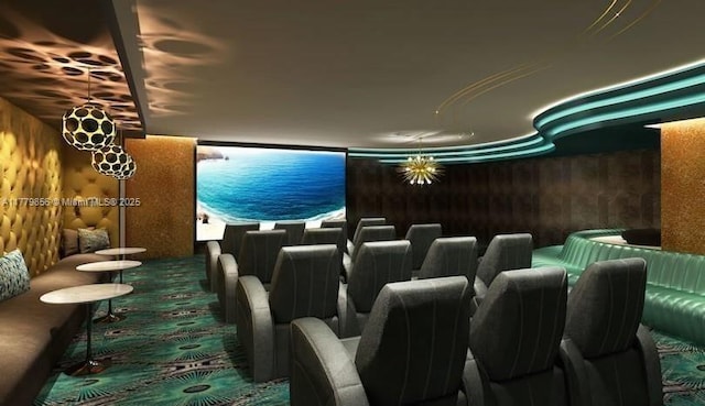 300 Sunny Isles Blvd Unit 4-903, Sunny Isles Beach, FL 33160 - view of carpeted cinema room