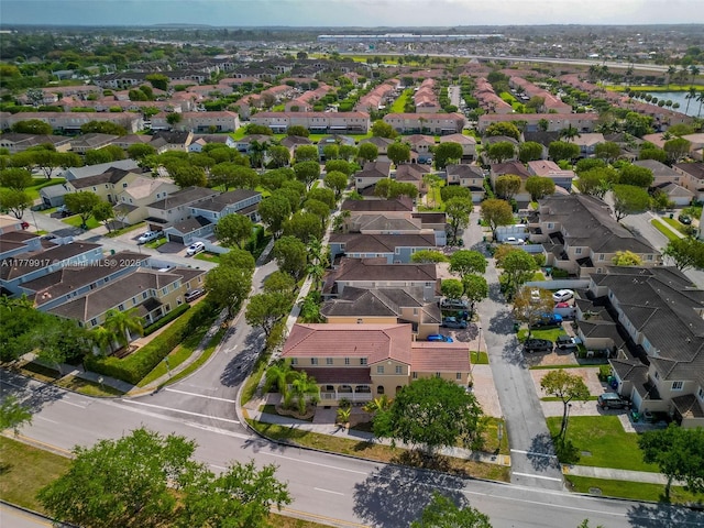 birds eye view of property featuring a residential view