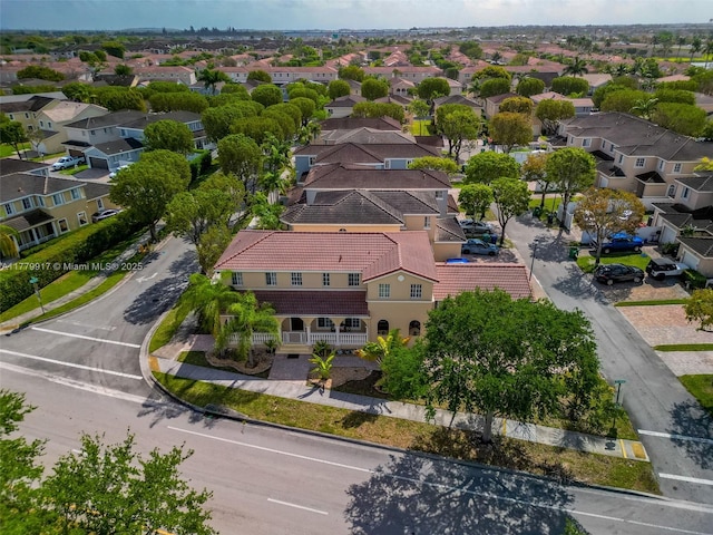 birds eye view of property featuring a residential view