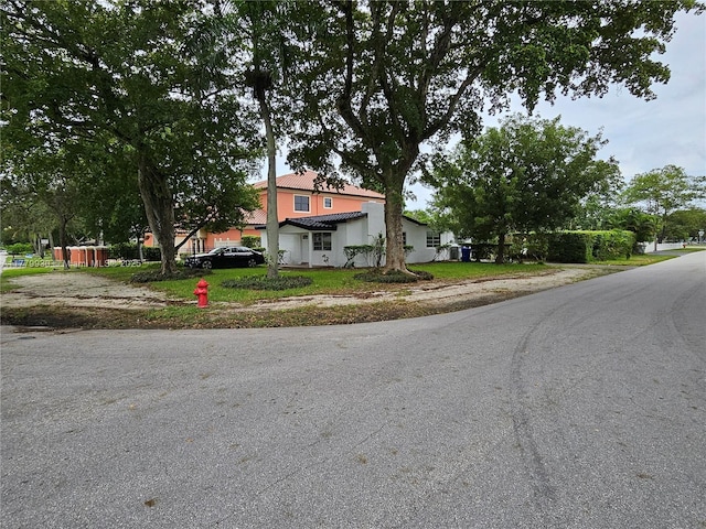 view of road