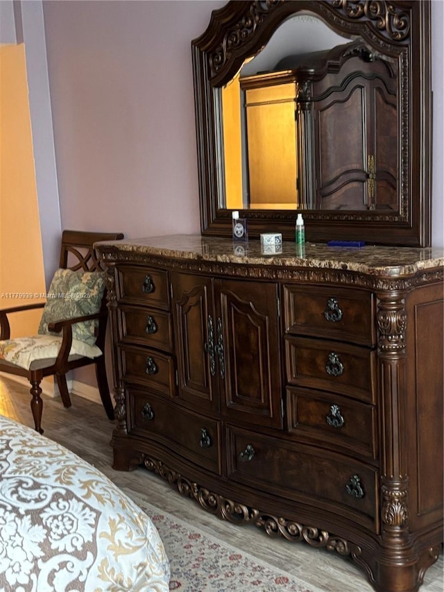 1865 S Ocean Dr Unit 3F, Hallandale Beach, FL 33009 - bedroom featuring wood finished floors