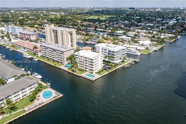 2881 NE 33rd Ct Phc, Phc, Fort Lauderdale, FL 33306 - drone / aerial view with a water view