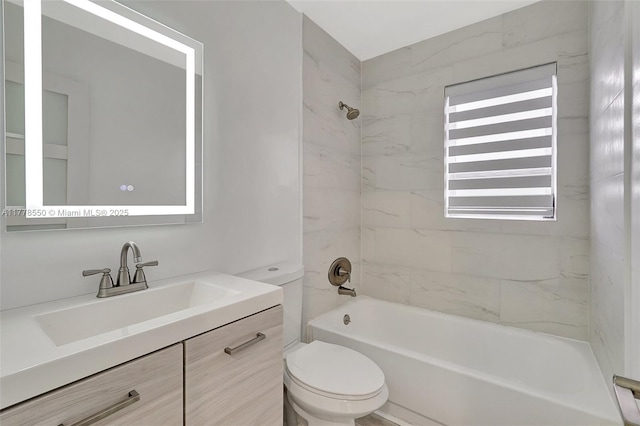 15600 NE 6th Ave Unit 30A, Miami, FL 33162 - full bathroom featuring vanity, bathtub / shower combination, and toilet