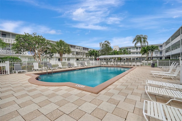 15600 NE 6th Ave Unit 30A, Miami, FL 33162 - pool featuring a patio and fence