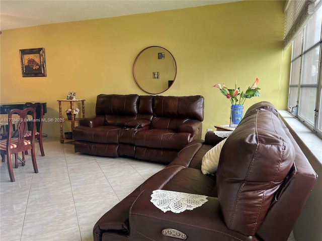 18555 NE 14th Ave Unit 516, Miami, FL 33179 - living area featuring tile patterned flooring