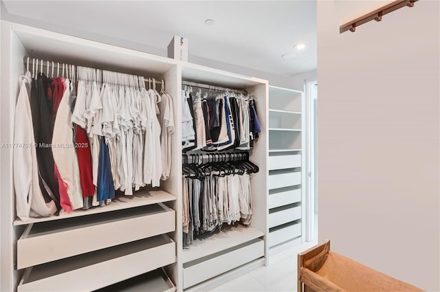 view of closet