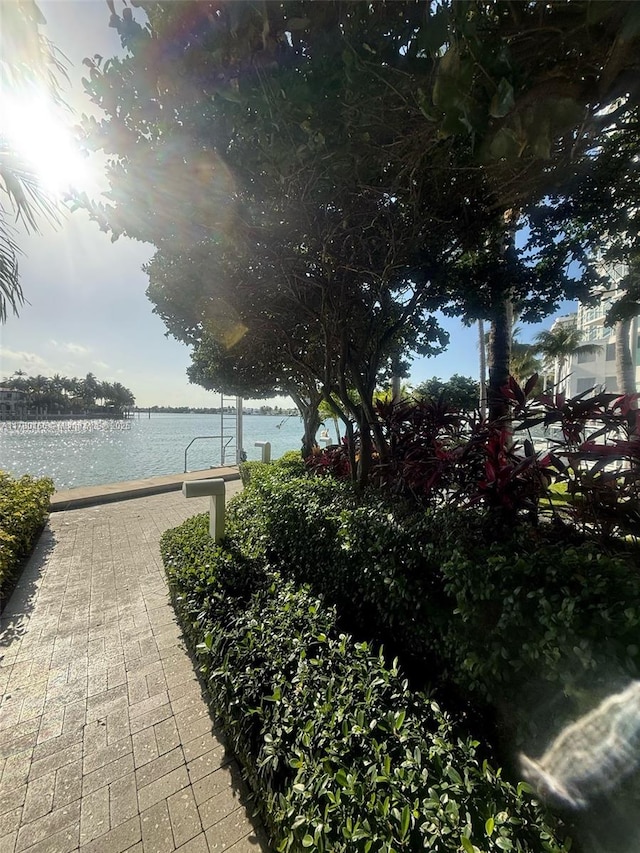 property view of water