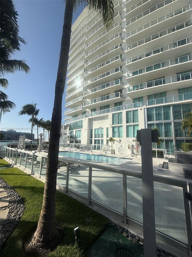 view of pool