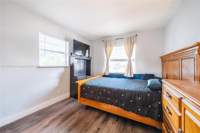 5715 Garfield St, Hollywood, FL 33021 - bedroom with wood finished floors and baseboards