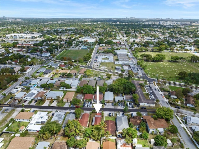 721 NW 6th St, Hallandale Beach, FL 33009 - aerial view featuring a residential view