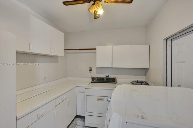 16395 SW 279th St, Homestead, FL 33031 - washroom with ceiling fan and separate washer and dryer