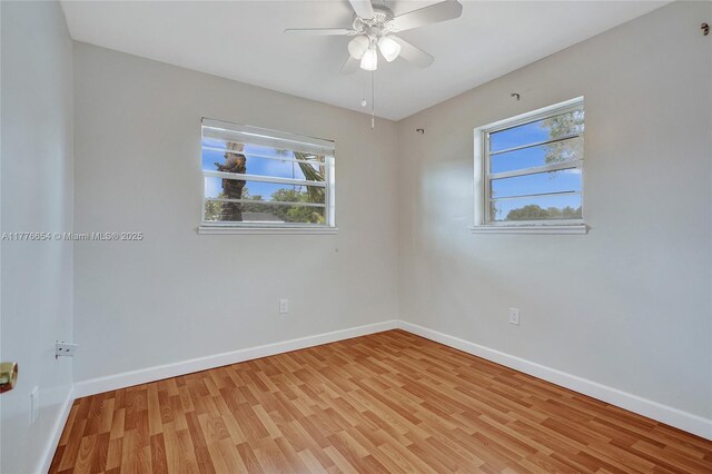 16395 SW 279th St, Homestead, FL 33031 - empty room with light wood finished floors, baseboards, and healthy amount of natural light