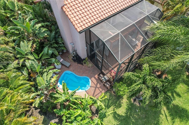 drone / aerial view