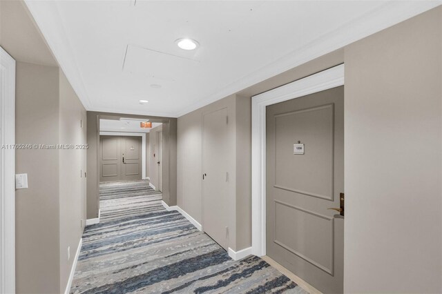 7000 Island Blvd Unit 1208, Aventura, FL 33160 - hall with baseboards and carpet floors