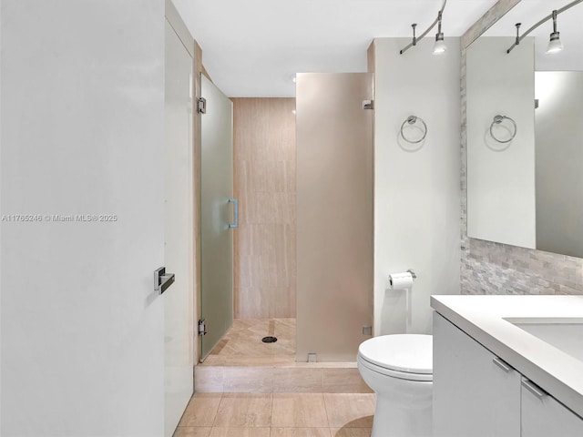 7000 Island Blvd Unit 1208, Aventura, FL 33160 - full bath featuring vanity, a shower stall, and tile patterned flooring