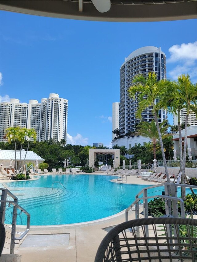 7000 Island Blvd Unit 1208, Aventura, FL 33160 - community pool with a patio