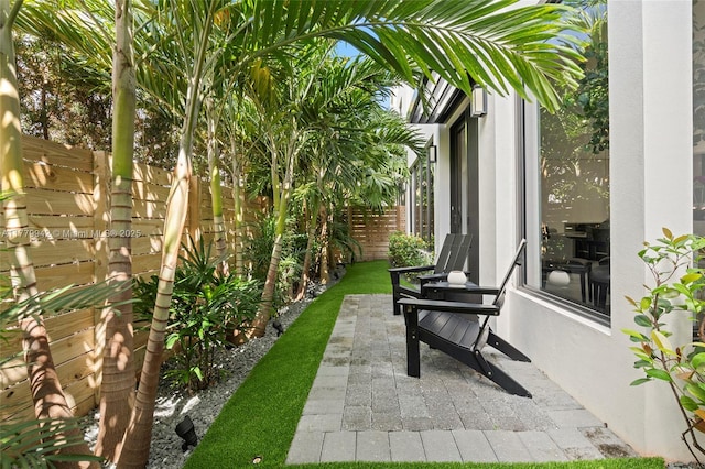 2679 NE 8th Ave, Wilton Manors, FL 33334 - dining space with stairway, recessed lighting, plenty of natural light, and light tile patterned floors