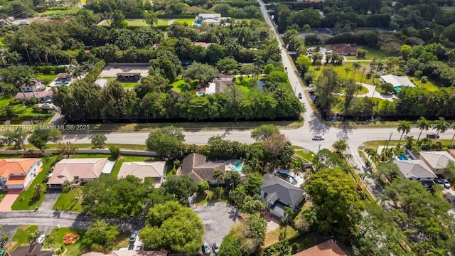 aerial view featuring a residential view