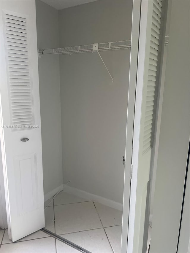 view of closet