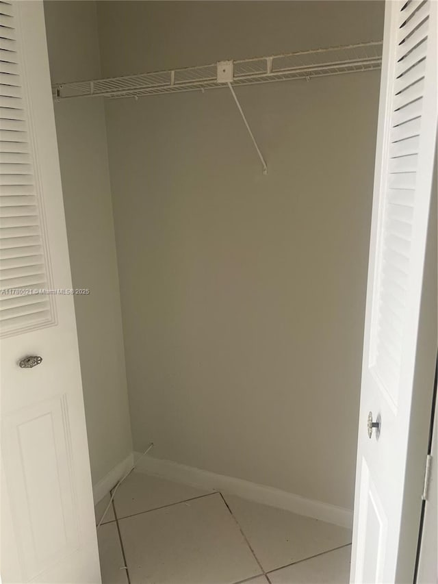 view of closet