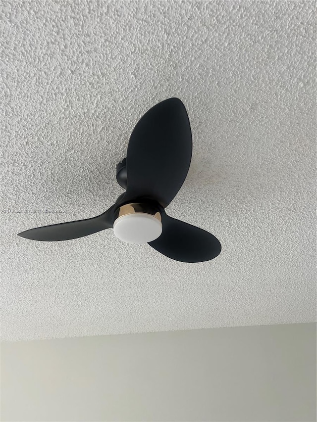 details featuring a textured ceiling