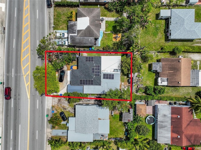 drone / aerial view