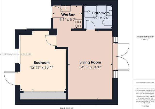 19341 Holiday Rd, Cutler Bay, FL 33157 - floor plan / room layout