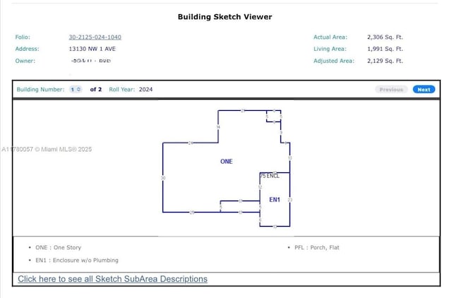 13130 NW 1st Ave, Miami, FL 33168 - property floor plan