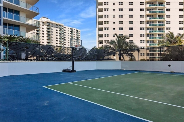 3101 S Ocean Dr Unit 2307, Hollywood, FL 33019 - view of sport court featuring community basketball court and fence