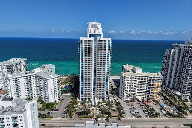 3101 S Ocean Dr Unit 2307, Hollywood, FL 33019 - birds eye view of property featuring a water view and a view of city