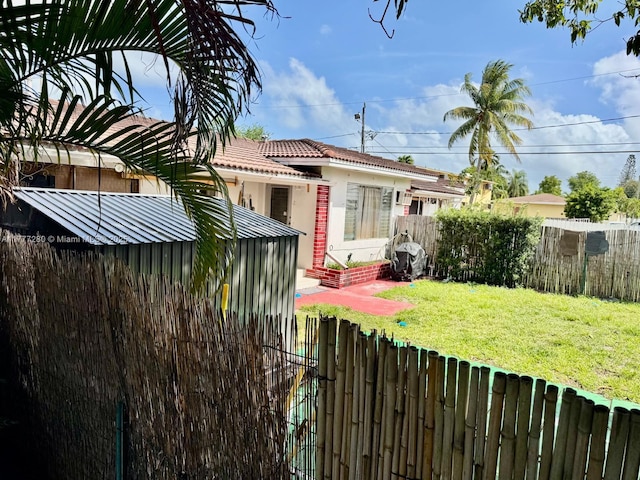 1734 Wiley St, Hollywood, FL 33020 - view of yard featuring a fenced backyard
