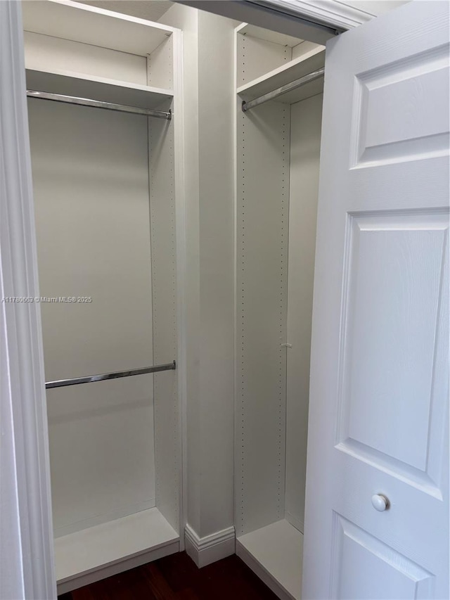 view of closet