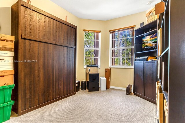 14070 SW 50th Ct, Miramar, FL 33027 - home office featuring light carpet and baseboards