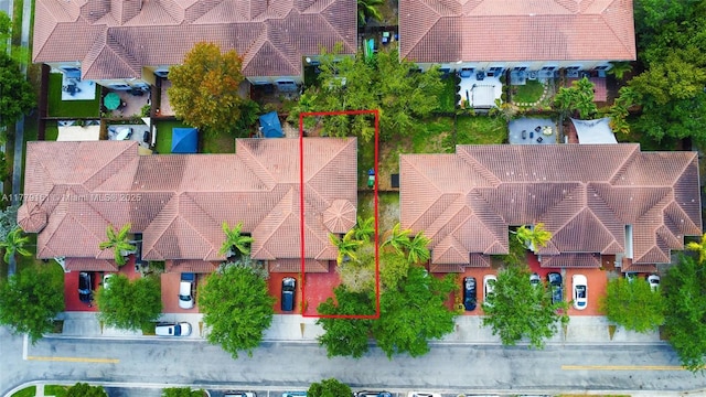 14070 SW 50th Ct, Miramar, FL 33027 - aerial overview of property's location with property parcel outlined
