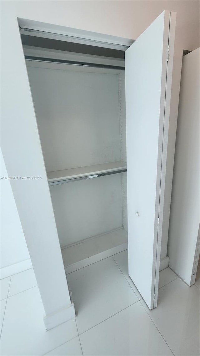 view of closet