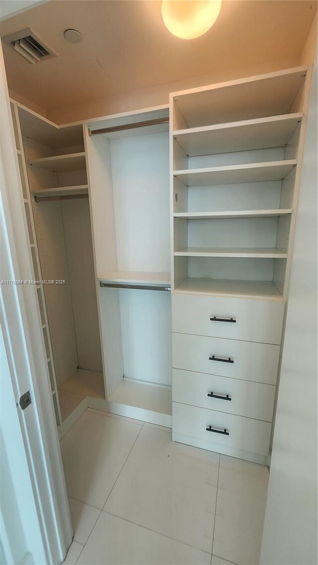 view of closet