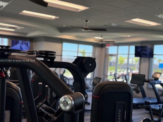 view of exercise room