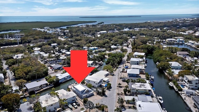 108 Long Ben Dr, Key Largo, FL 33037 - aerial view featuring a water view