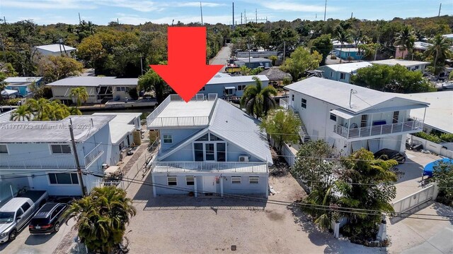 108 Long Ben Dr, Key Largo, FL 33037 - birds eye view of property featuring a residential view