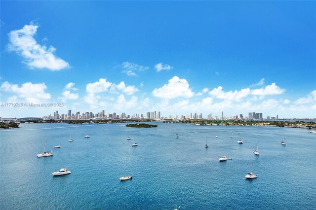 1500 Bay Rd Unit 1540S, Miami Beach, FL 33139 - water view with a city view