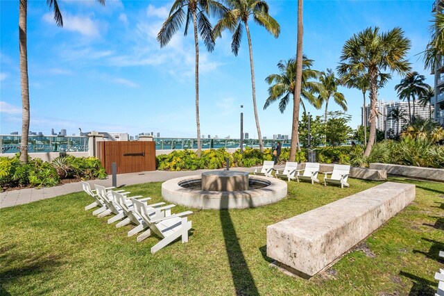 1500 Bay Rd Unit 1540S, Miami Beach, FL 33139 - view of community featuring a yard and fence