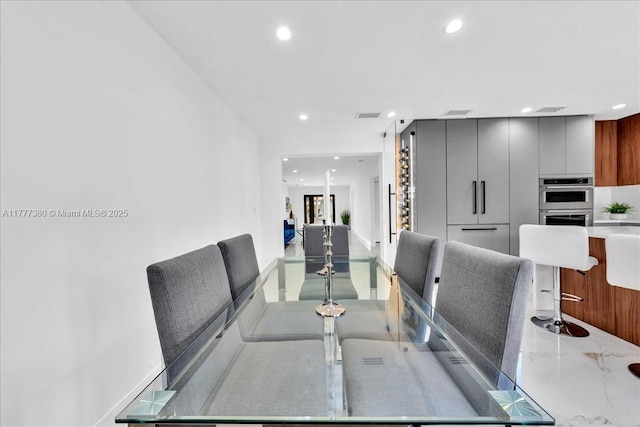2021 SW 23rd St, Miami, FL 33145 - dining area featuring recessed lighting