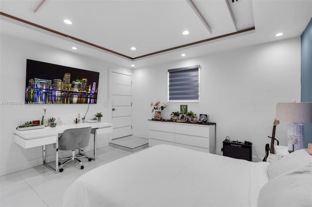 4140 N 36th Ave, Hollywood, FL 33021 - bedroom featuring a tray ceiling and recessed lighting