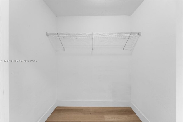 1301 NE 191st St Unit F117, Miami, FL 33179 - walk in closet with light wood-style floors