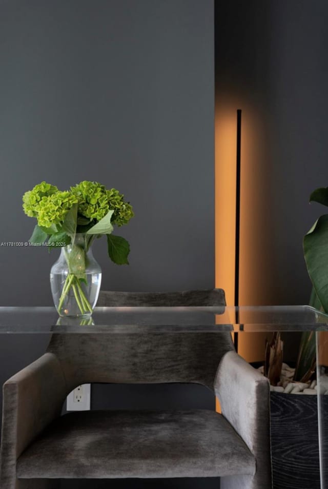 view of room details