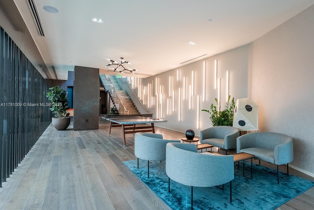 lobby featuring stairway